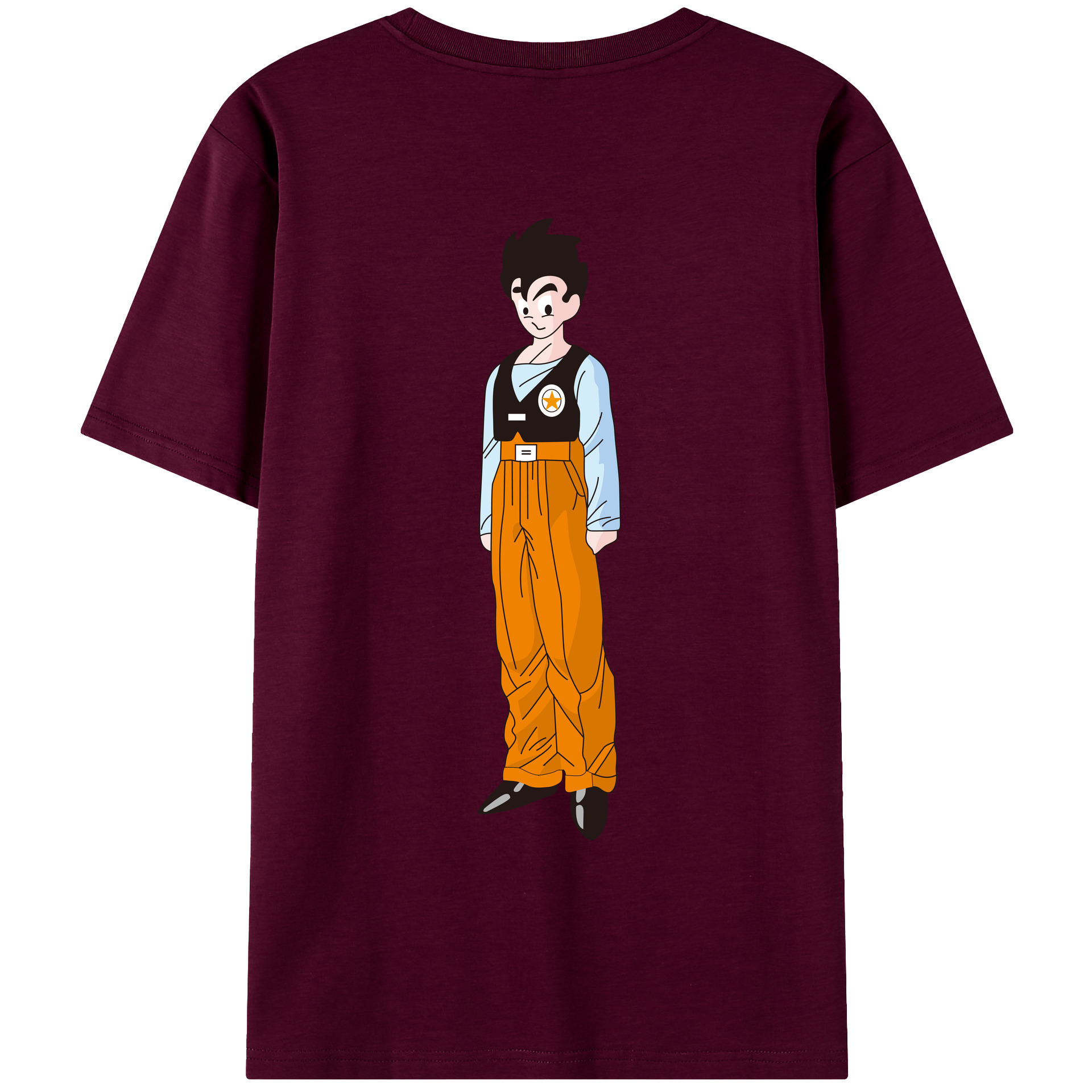 （画像用） ドラゴンボール DRAGON BALL レディース半袖Tシャツ(バックプリント)